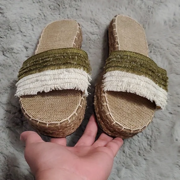 Boho espadrilles slip on sandals - Picture 9 of 11